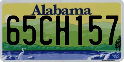 AL license plate 65CH157