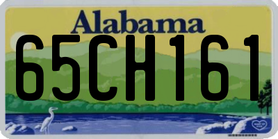 AL license plate 65CH161