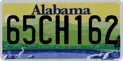 AL license plate 65CH162