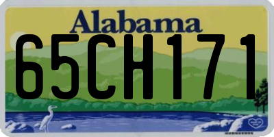 AL license plate 65CH171