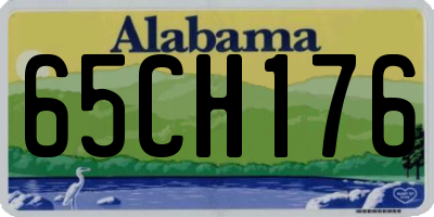 AL license plate 65CH176