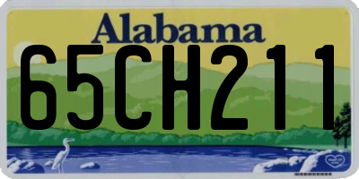 AL license plate 65CH211
