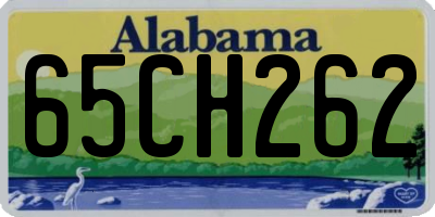 AL license plate 65CH262