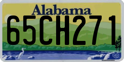 AL license plate 65CH271