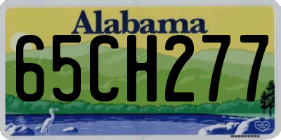 AL license plate 65CH277