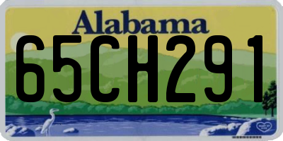 AL license plate 65CH291