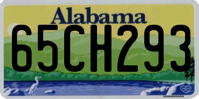 AL license plate 65CH293