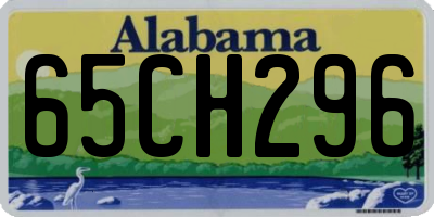 AL license plate 65CH296