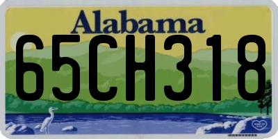 AL license plate 65CH318
