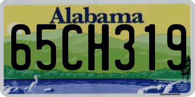AL license plate 65CH319