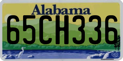 AL license plate 65CH336