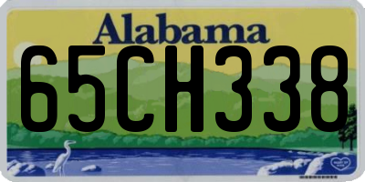AL license plate 65CH338
