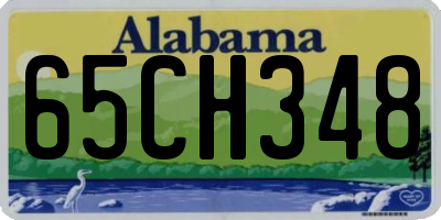 AL license plate 65CH348