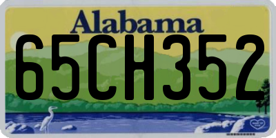 AL license plate 65CH352