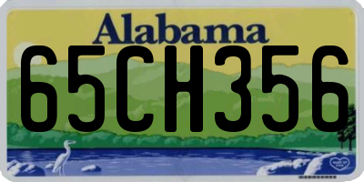 AL license plate 65CH356