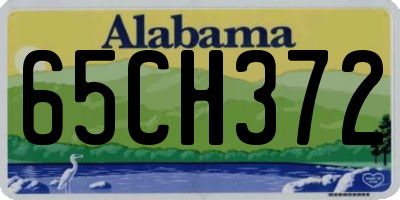 AL license plate 65CH372