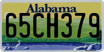 AL license plate 65CH379