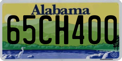 AL license plate 65CH400