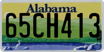 AL license plate 65CH413