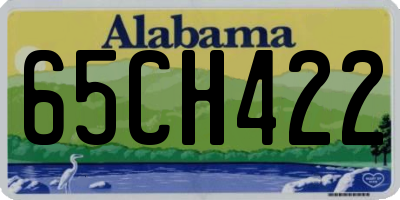 AL license plate 65CH422