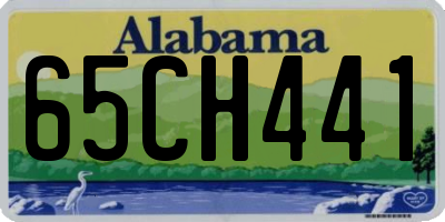 AL license plate 65CH441