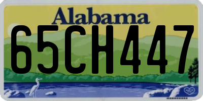 AL license plate 65CH447
