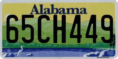 AL license plate 65CH449