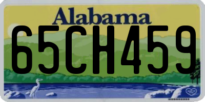 AL license plate 65CH459