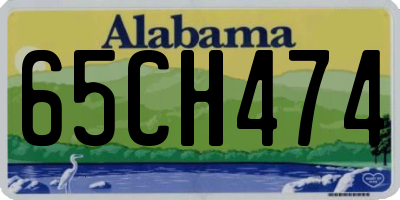 AL license plate 65CH474