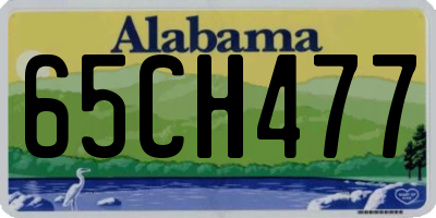 AL license plate 65CH477