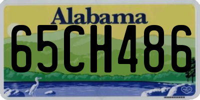 AL license plate 65CH486