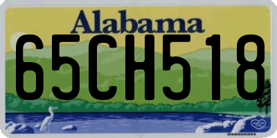 AL license plate 65CH518