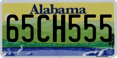 AL license plate 65CH555