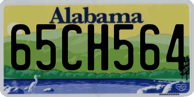 AL license plate 65CH564