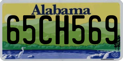 AL license plate 65CH569