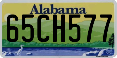 AL license plate 65CH577