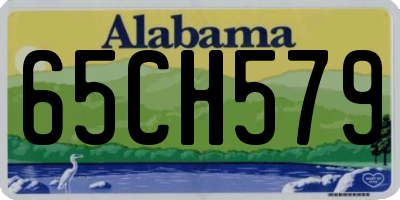 AL license plate 65CH579
