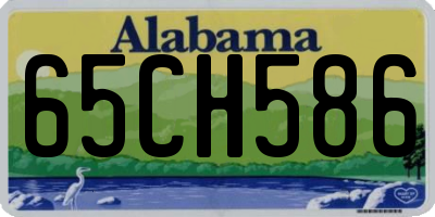AL license plate 65CH586