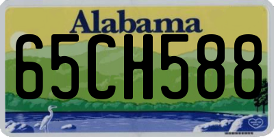 AL license plate 65CH588