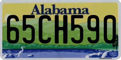 AL license plate 65CH590