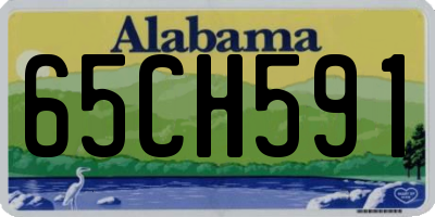 AL license plate 65CH591