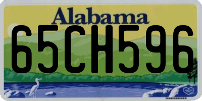 AL license plate 65CH596