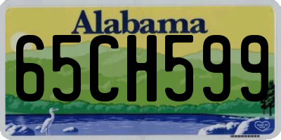 AL license plate 65CH599