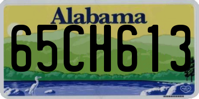AL license plate 65CH613