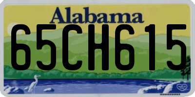 AL license plate 65CH615