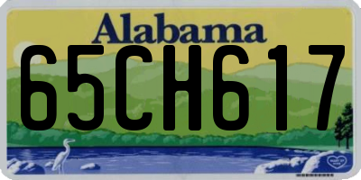 AL license plate 65CH617