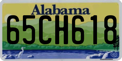 AL license plate 65CH618