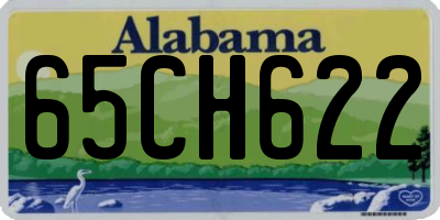 AL license plate 65CH622