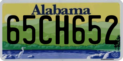 AL license plate 65CH652