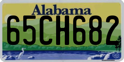 AL license plate 65CH682